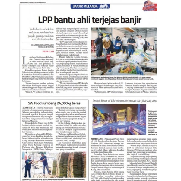 Jati Donation for Flooding Victims