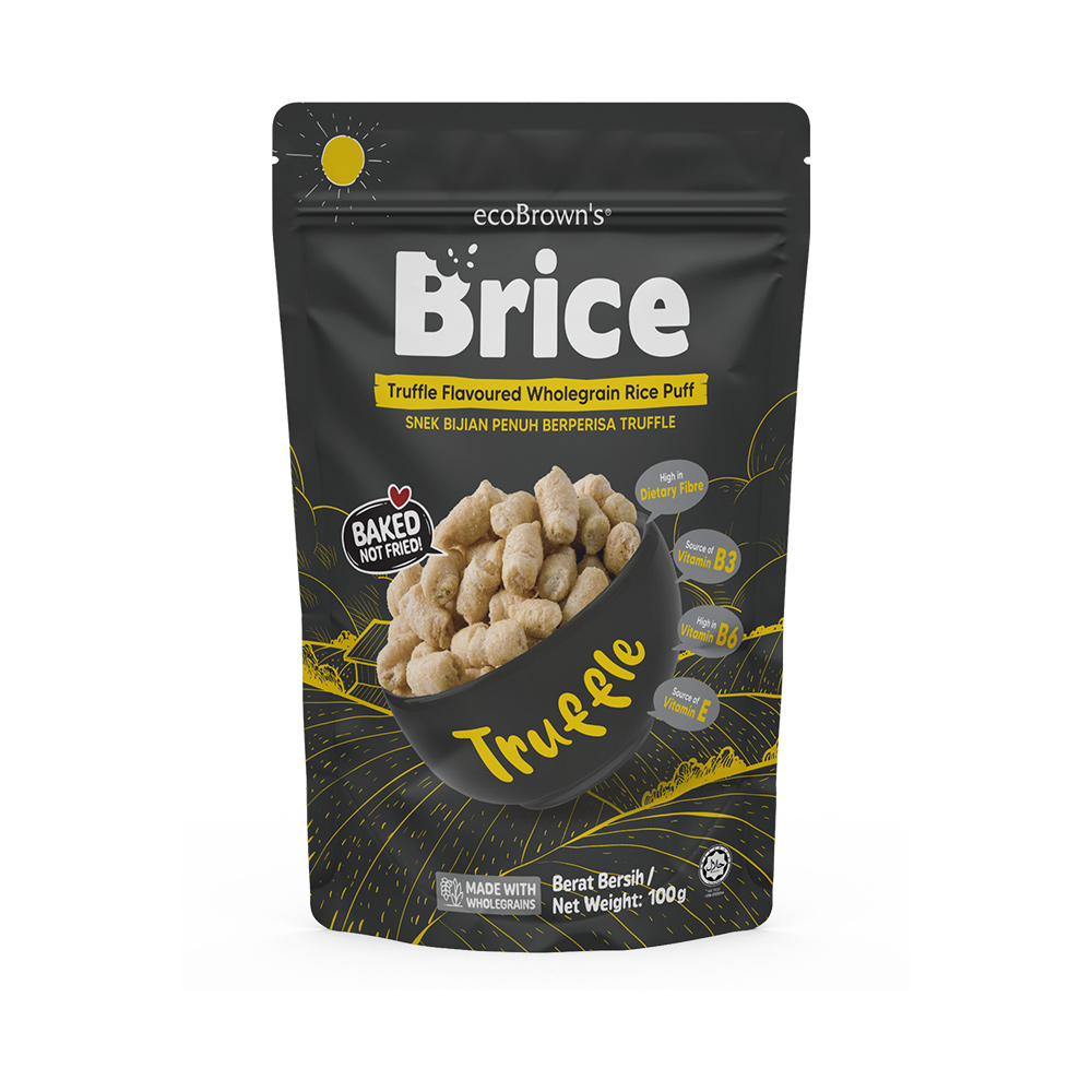 ecoBrown’s Brice Truffle Flavoured Wholegrain Rice Puff